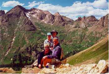 Top of Columbine Pass