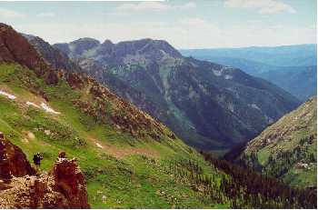 Randy looking out over Needle Creek